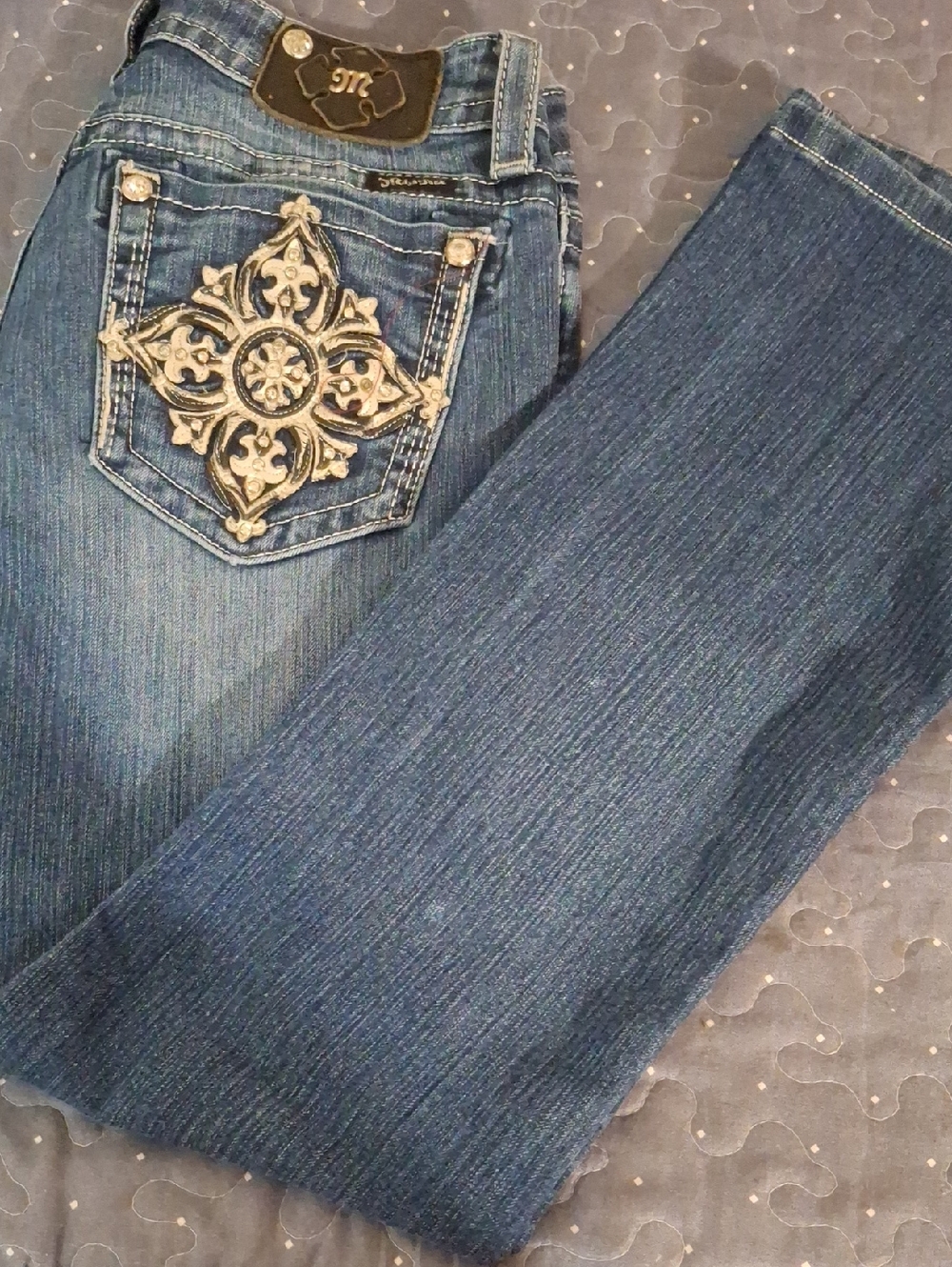 Miss Me Boot Bling jeans size 30